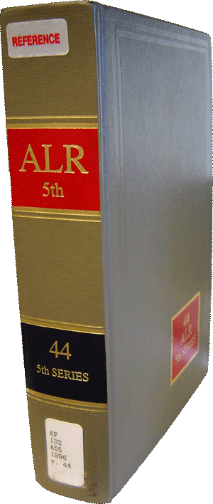 Image of American Law Reports volume