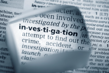 The word Investigation in a legal dictionary